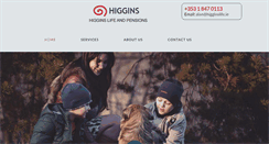 Desktop Screenshot of higginslife.ie